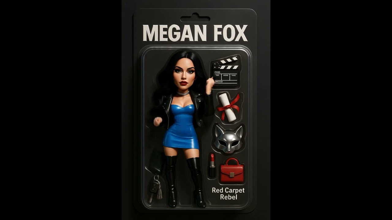Megan Fox Red 🔥 Carpet Rebel 💋| Bratz-Style Icon | Bold. Fearless. Cinematic.