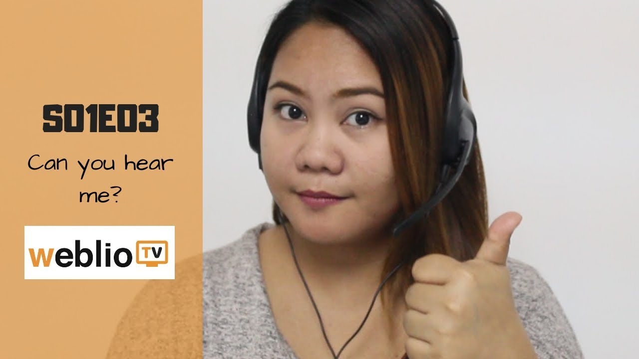 EPISODE 03: CAN YOU HEAR ME??? | Weblio TV