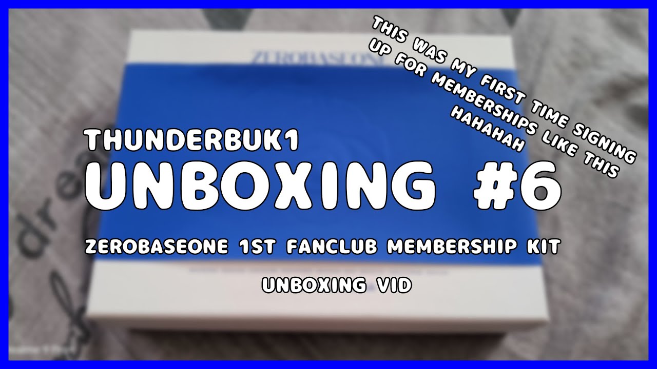 UNBOXING VID NO 6 | ZEROBASEONE Fan Club Membership Kit Unboxing!!