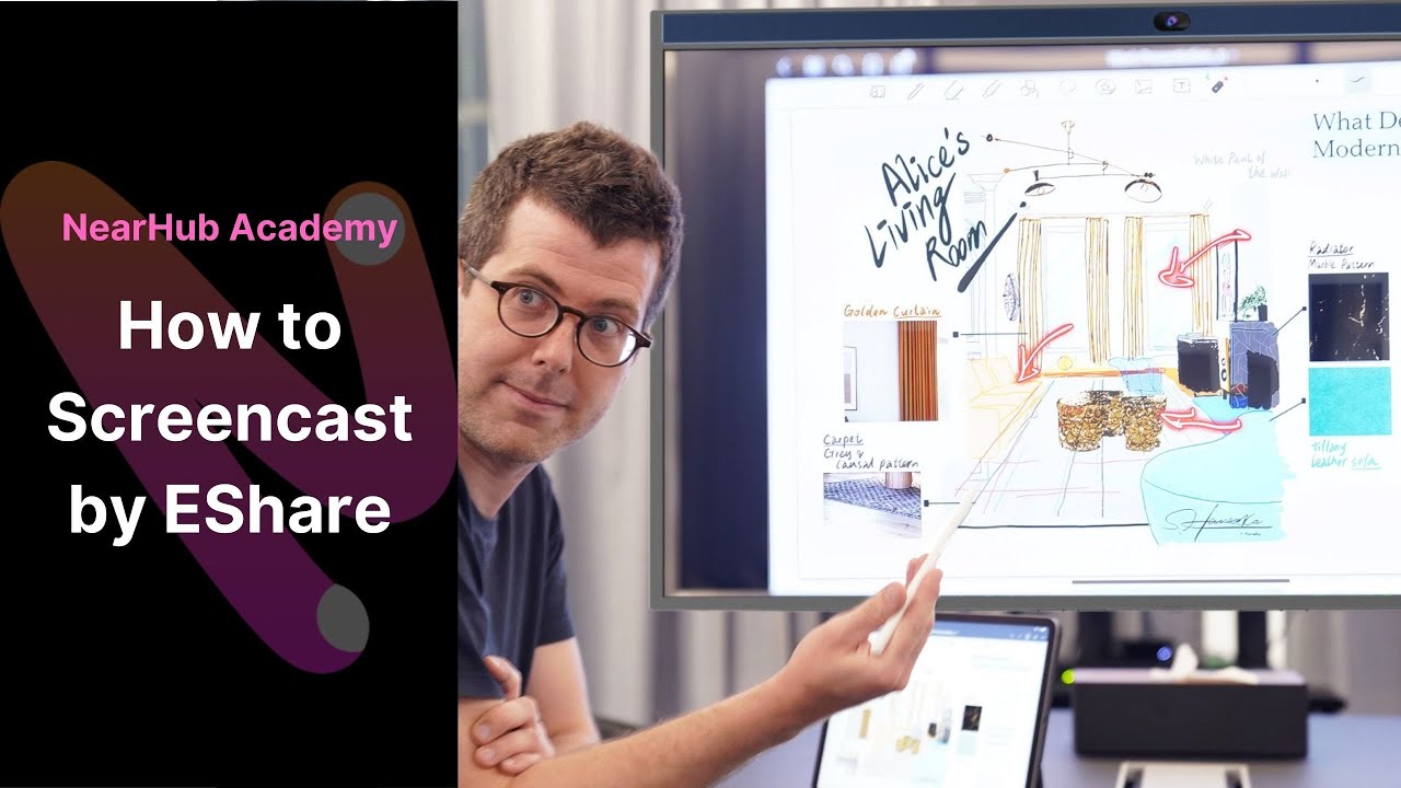 How to Cast Your Screen Wirelessly with EShare on a Digital Smart Board