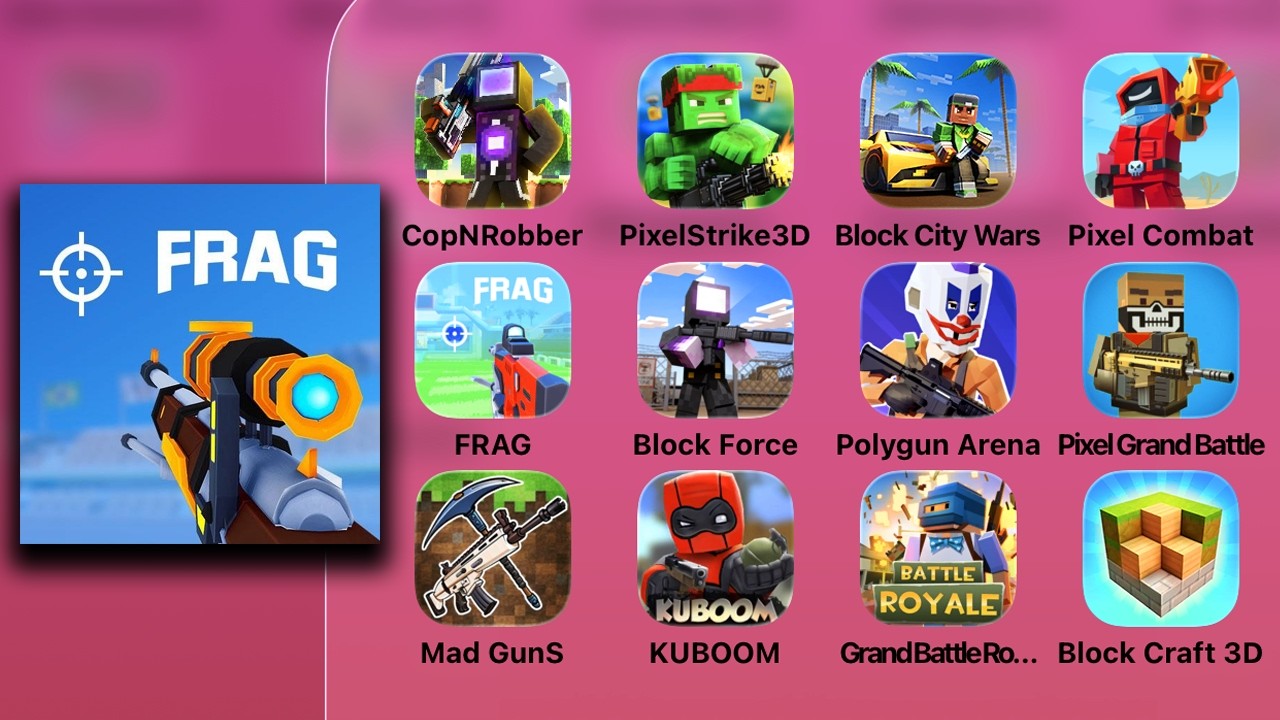 FRAG Pro Shooter - iPad Pro Gameplay & Walkthrough - Game Review (iOS,Android)