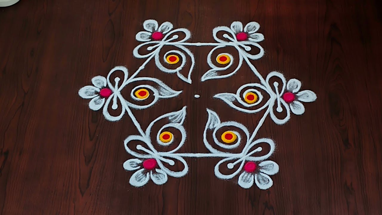 Easy Shivarathri muggulu|5×3dots maha shivarathri special rangoli|easy shanku kolam#Rang Kaa Rangoli