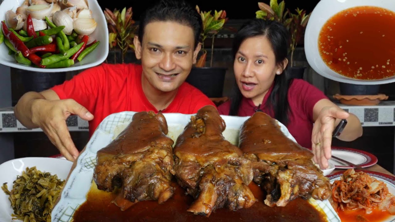 ဝက်ပေါင် ပေါင်းကြီးစားကြမယ်/Pork leg braised