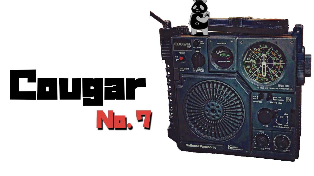 【ジャンク】COUGAR No7  昭和のBCLラジオ  SWからなにが聞こえる？