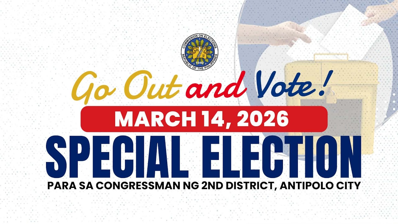 CONDUCT OF SPECIAL ELECTION FOR THE SECOND LEGISLATIVE DISTRICT OF ANTIPOLO CITY