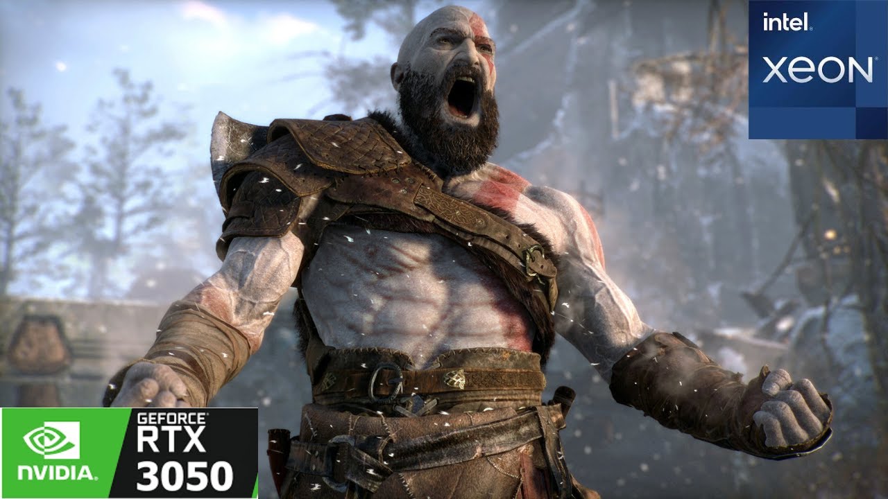God of War 2018 // RTX 3050 8GB + XEON 2680 V4 (1080p High Graphics)
