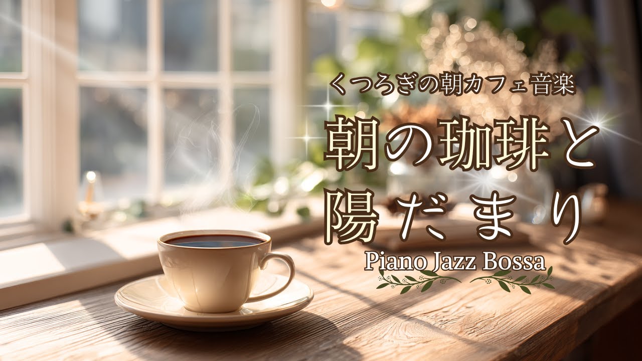 朝の珈琲と陽だまり～今この場所がカフェになるピアノジャズボサノバ～【朝カフェBGM】