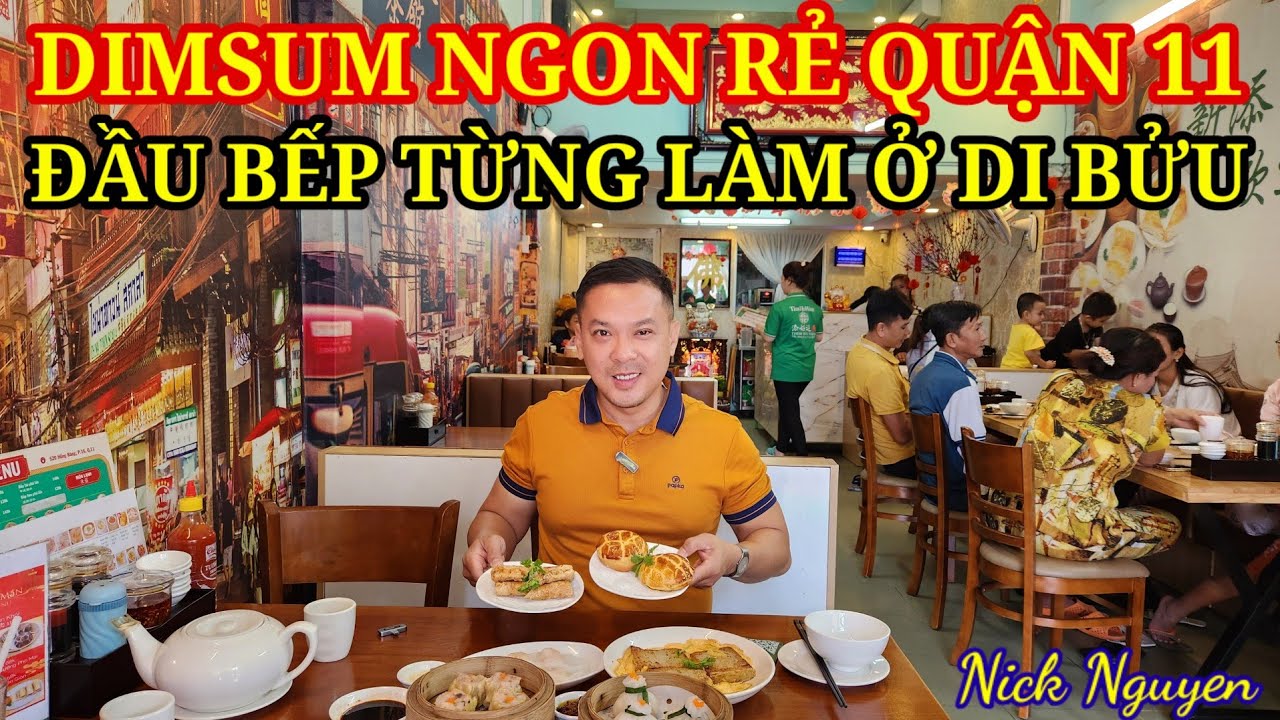 Phát hiện quán dimsum Thêm May Mắn ngon rẻ Quận 11, đầu bếp từng làm nhà hàng Yeeboo || Nick Nguyen