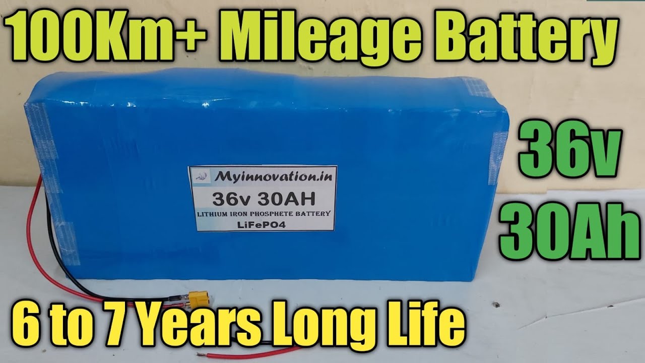 36v 30Ah 100km+ Mileage Lithium Phosphet LifePO4 Battery Full Review and Unbox