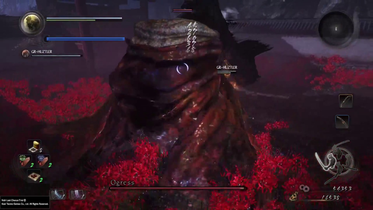 Nioh Last Chance Trial: Yokai Realm Companion co op mode walkthrough (No Death)