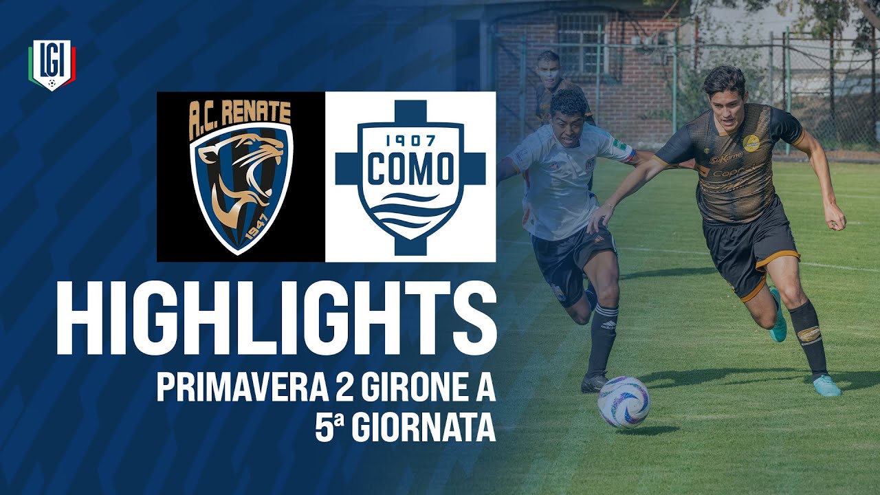 Highlights Renate-Como Primavera 2, 5ª giornata stagione 2024-25