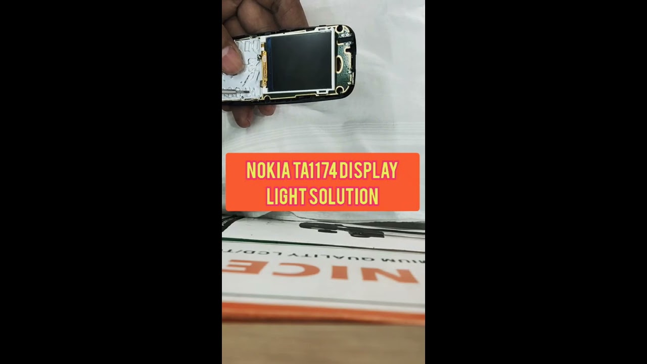 nokia ta 1174  display light solution/Nokia 105 new model display light jumper
