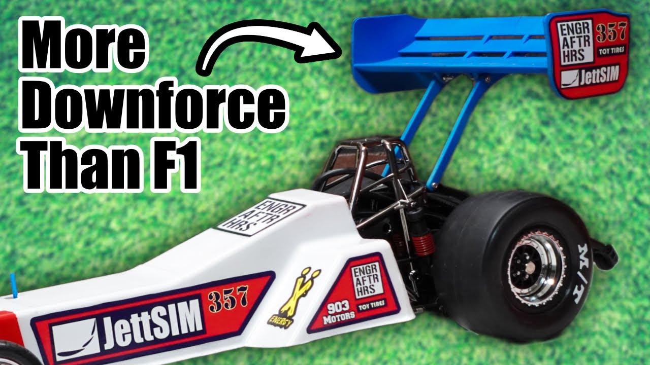 F1 Car vs Dragster - the Rear Wing Showdown