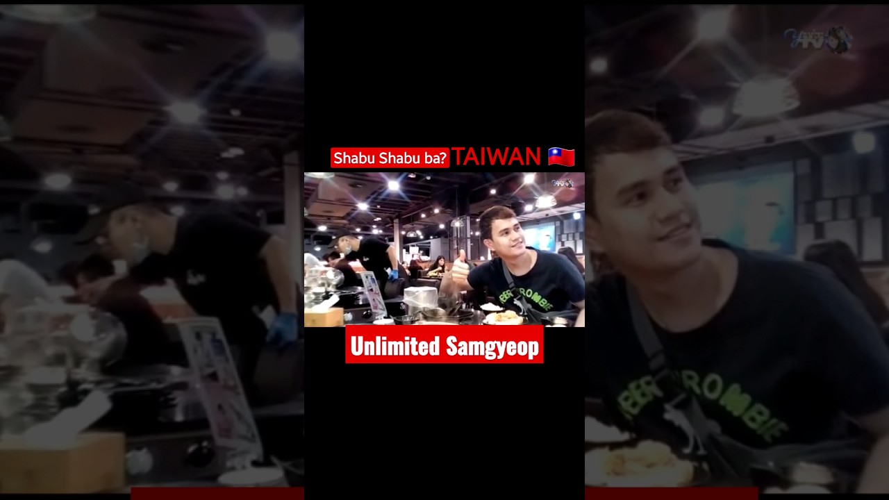 Unlimited Samgyeopsal in Taiwan #shortsvideo #yawbutv #taiwanvlogs