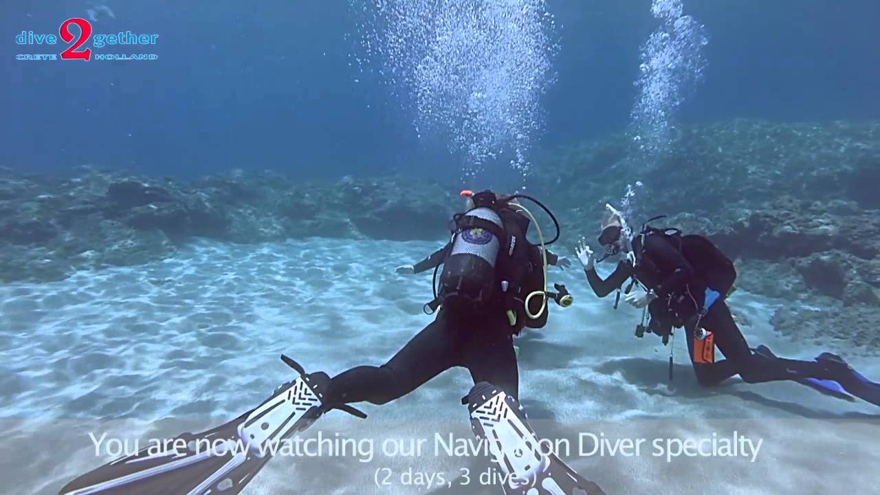 PADI Underwater Navigator Specialty Crete - Dive2gether.com