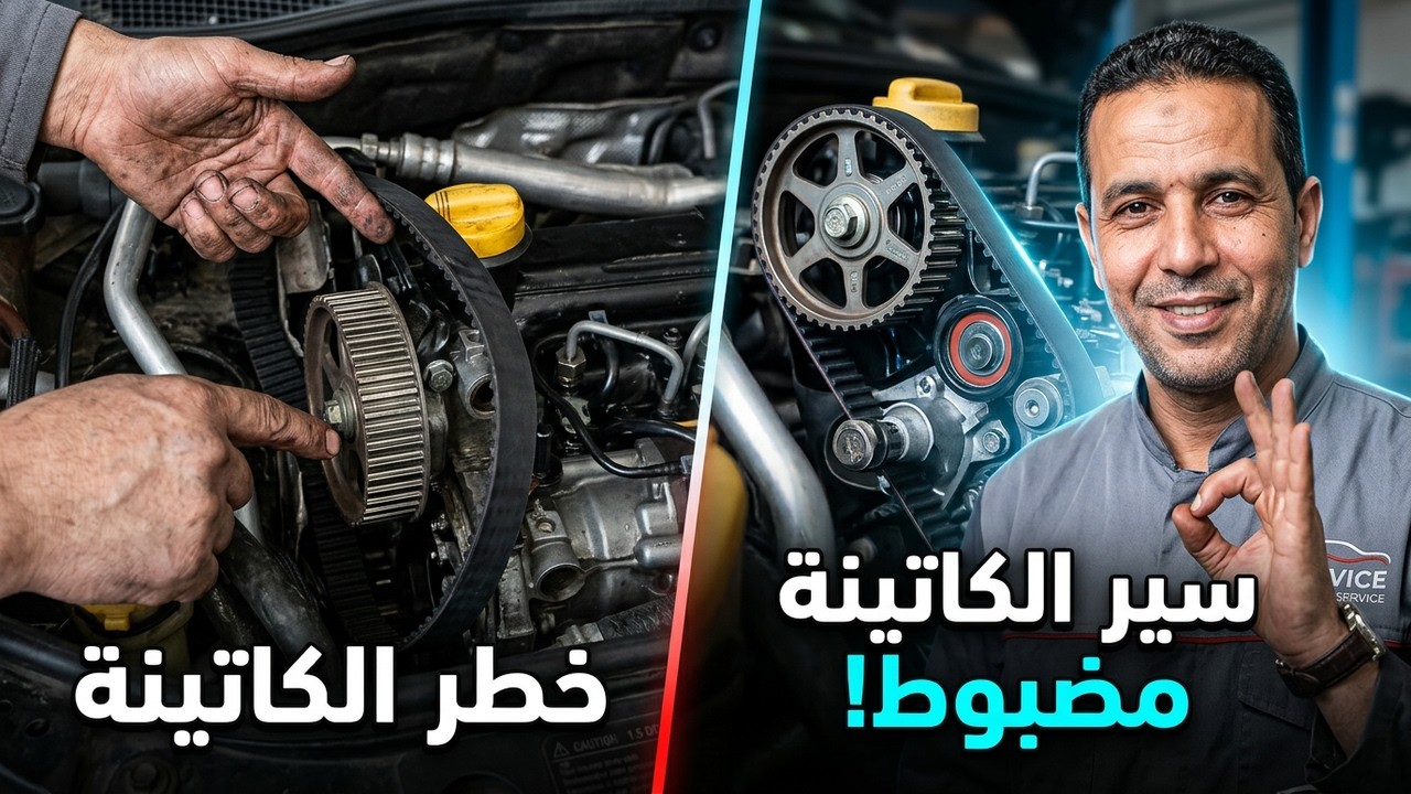 من الطاف الله.؟ متقطعتش الكاتينة - ببساطة سير الكاتينة كيف تعرف انه مش في مكانه   الجنزير او الكاوتش