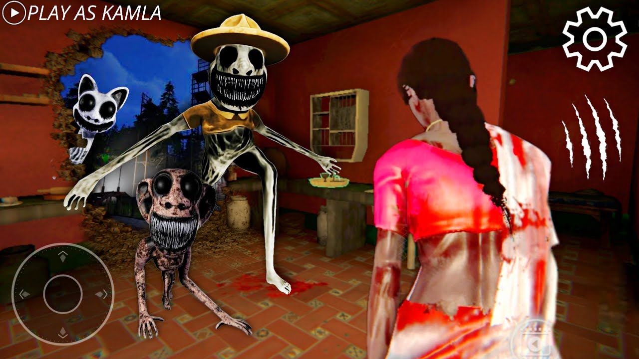 PLAYING AS KAMLA IN ZOONOMALY HORROR GAME || KAMLA VS SCARY ZOO MONSTERS 