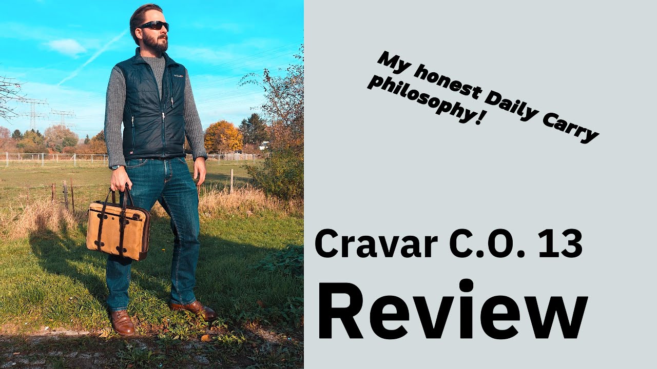 Обзор: Cravar C.O. 13 #сумкадляноутбука на английском языке