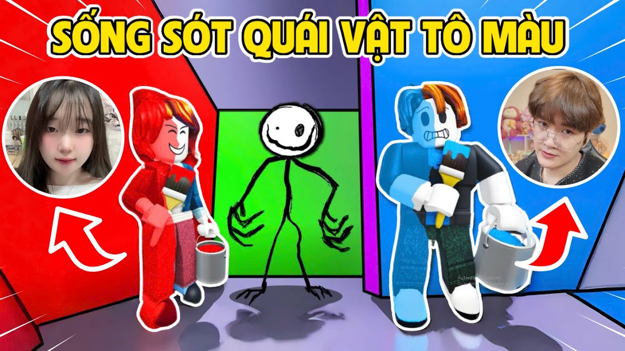 BEDY TRỐN THOÁT KHỎI QUÁI VẬT TÔ MÀU VÀ CÁI KẾT BÍ ẨN | ROBLOX