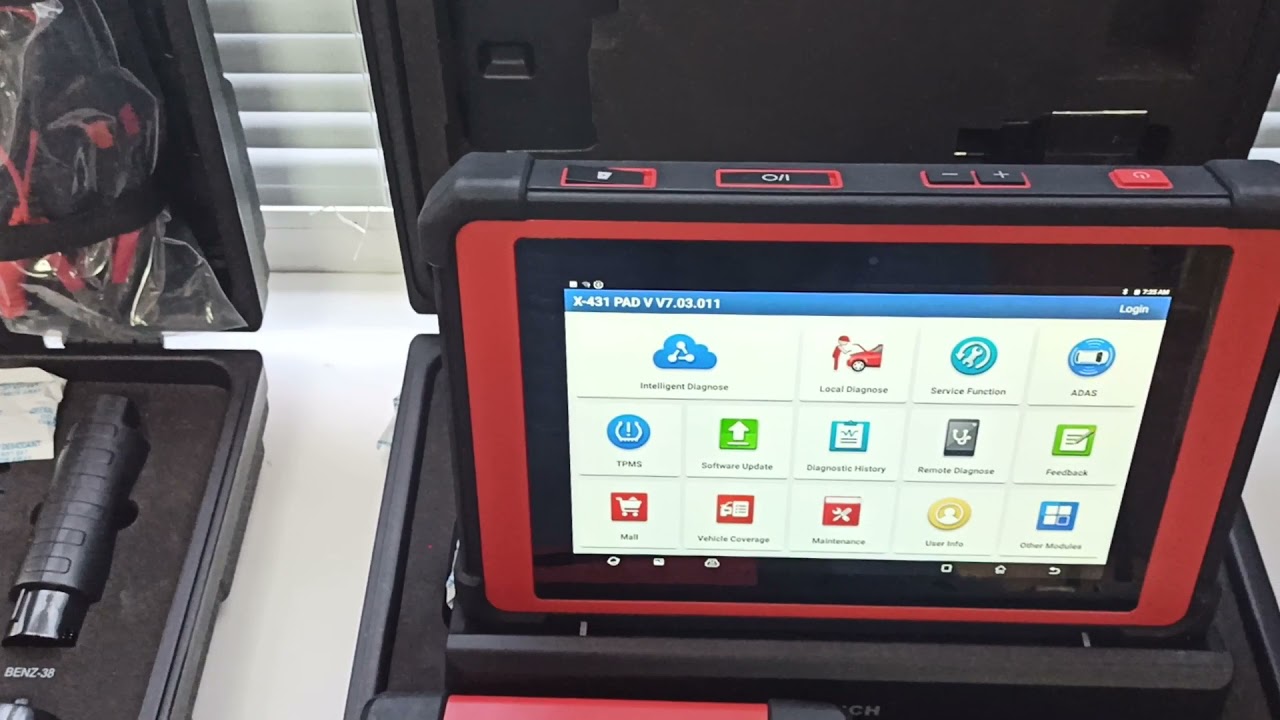 Автомобильный сканер Launch x431 PAD V.  оригинальный прибор от официального дилера Launch