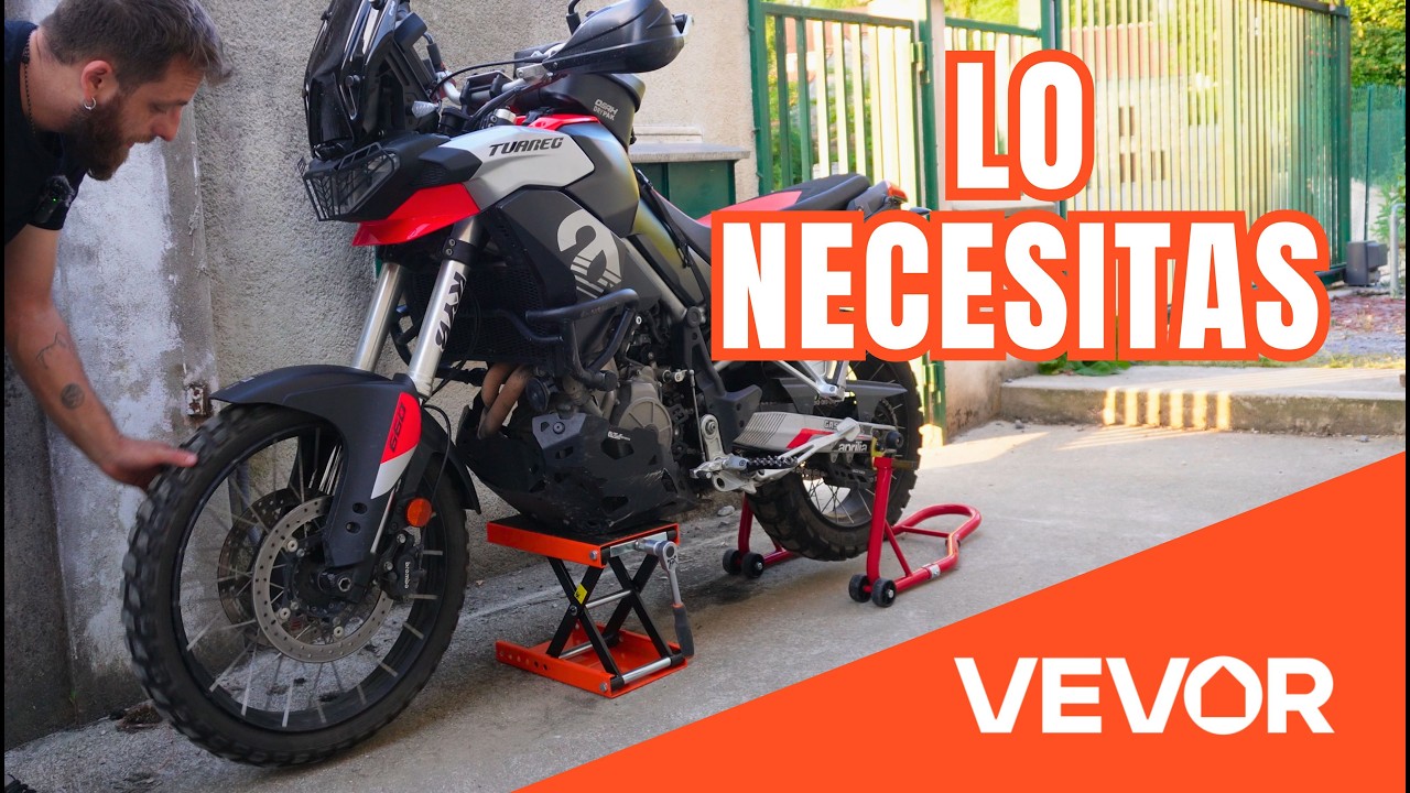 ⚒️HERRAMIENTAS INDISPENSABLES PARA EL MANTENIMIENTO DE TU MOTO ⚒️ GATO Y CABALLETE DE MOTO VEVOR