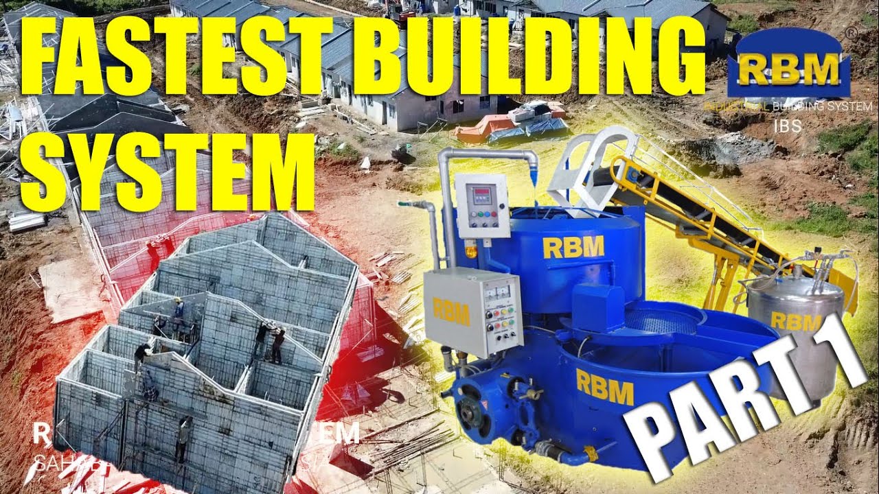 FASTEST CONCRETE MACHINE - 6 HOUSES in 3 DAYS (PARTS 1)