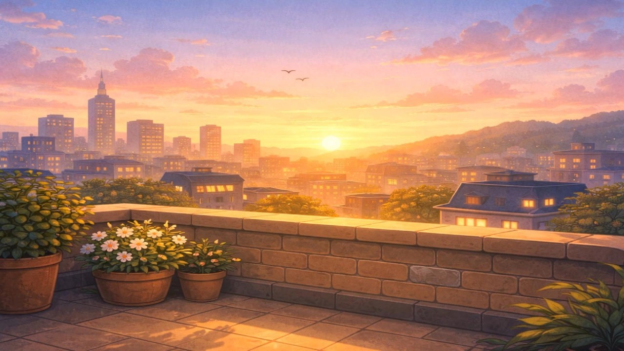 Sunset City Lofi 🌇 Dreamy Evening Beats for Relaxing, Studying & Unwinding