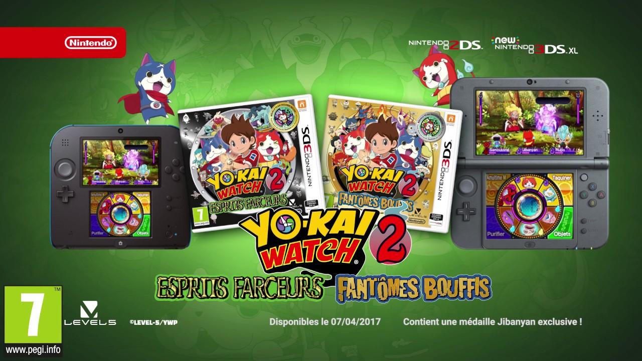 YO-KAI WATCH 2 | Esprits farceurs et Fant&ocirc;mes bouffis &ndash; Bande-annonce (Nintendo 3DS)