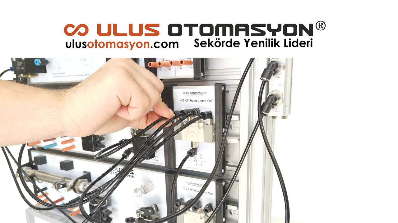 3 Yollu 2 Konumlu Hava Uyarılı Valfin Yapısı Nasıldır? Pnömatik Dersler