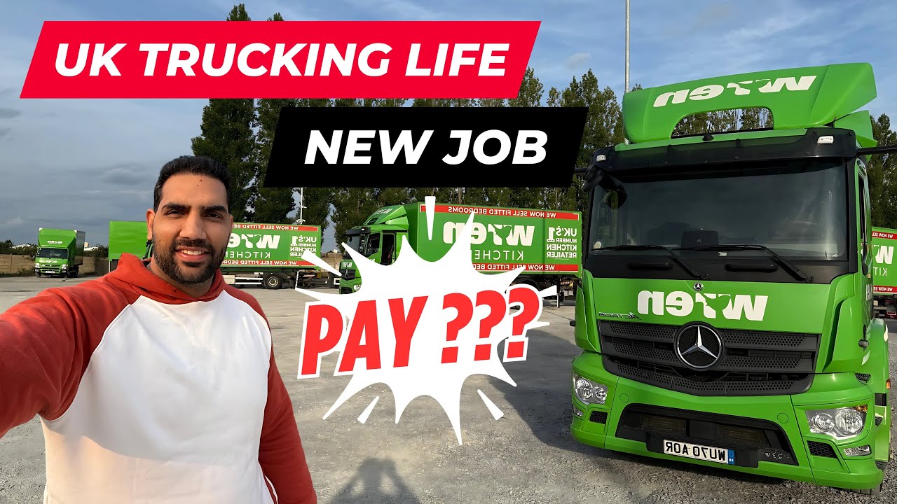 Amazon Truck Driver to Wren Kitchens | Big Pay Upgrade Uk Trucking vlogs