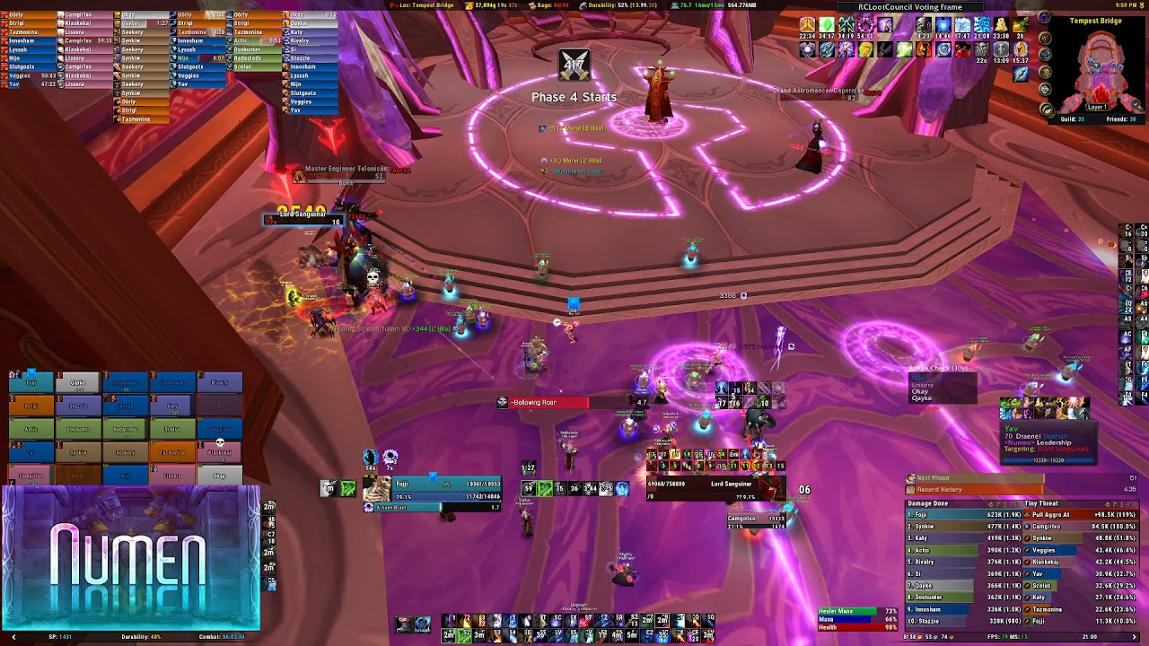 Fojji, Numen - #1 World DPS All Classes Kael'Thas | Burning Crusade Classic Arcane Mage