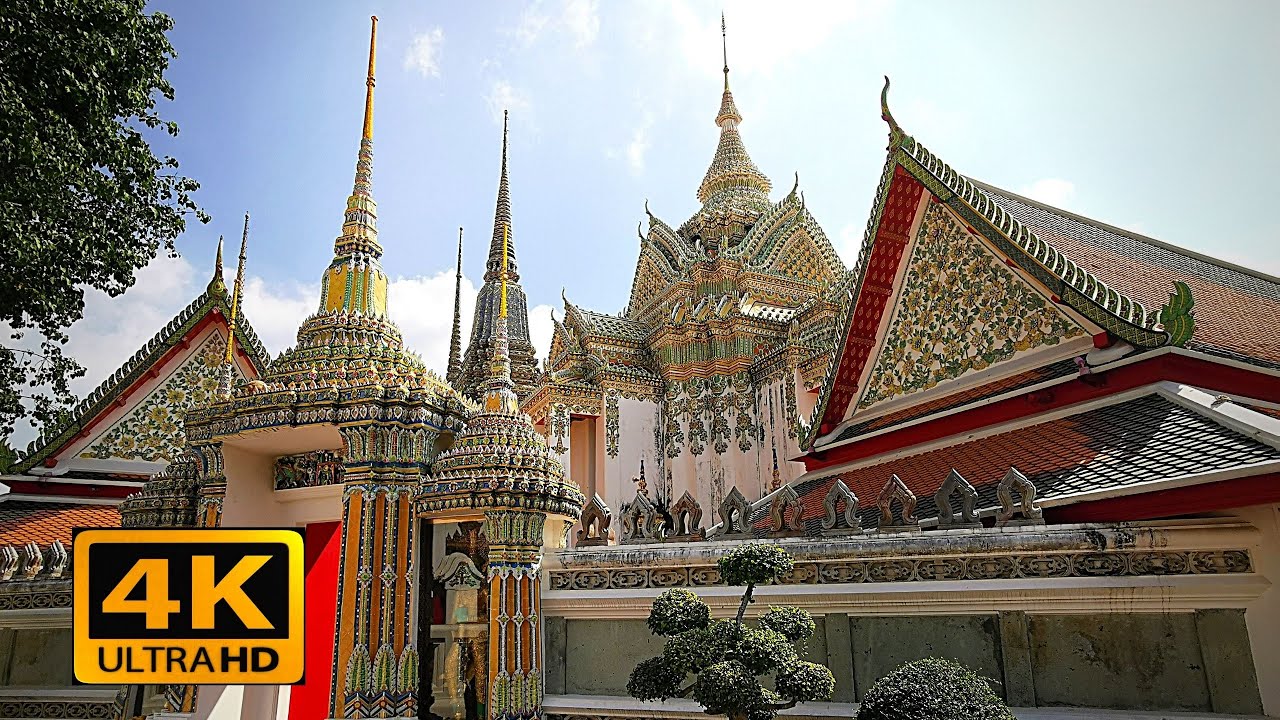 TEMPLO DE WAT PHO / BANGKOK WALKING TOUR [4K]