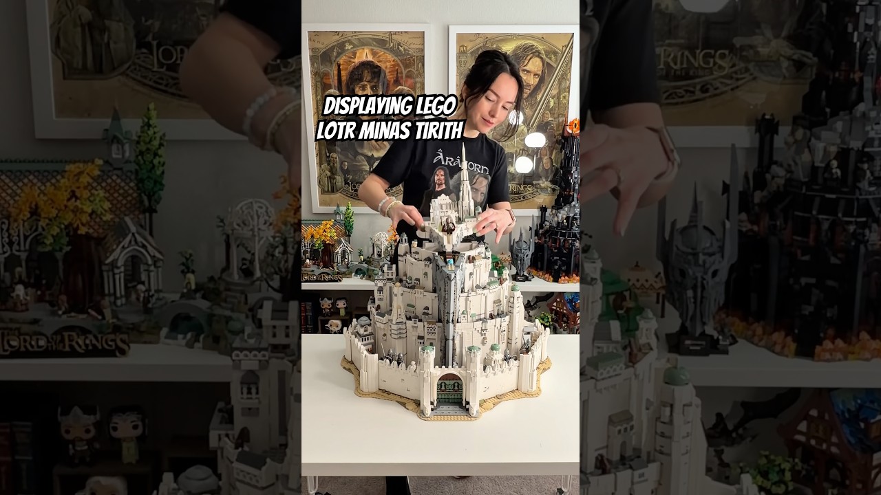 LEGO Lord of the Rings Minas Tirith has the perfect spot in my display&hellip;