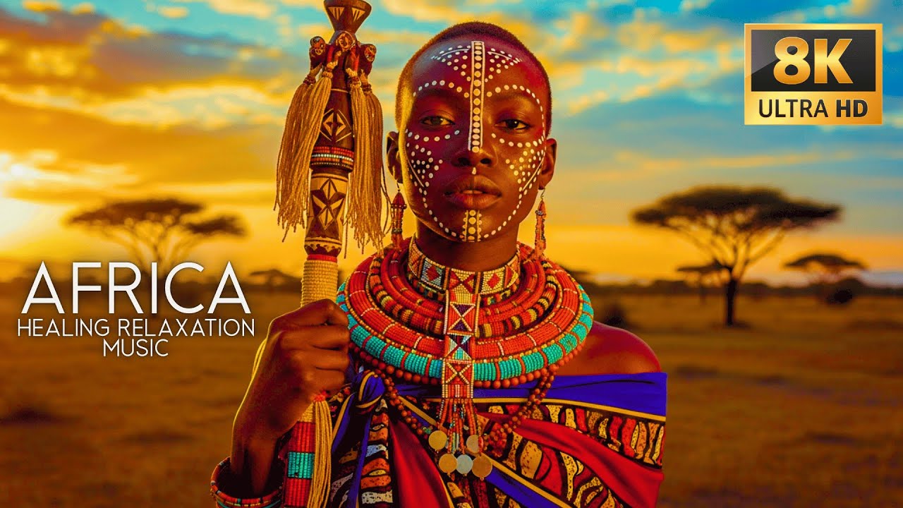12 Hours of Soothing Zulu Vocals & Tribal Rhythms for Deep Relaxation & Sleep, Sacred Healing