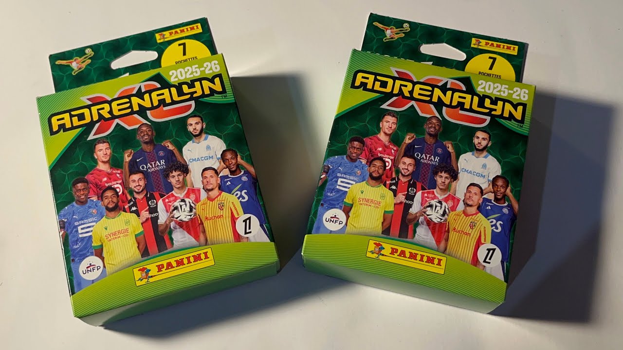 CARTES DE FOOT ADRENALYN XL LIGUE 1 2025/2026