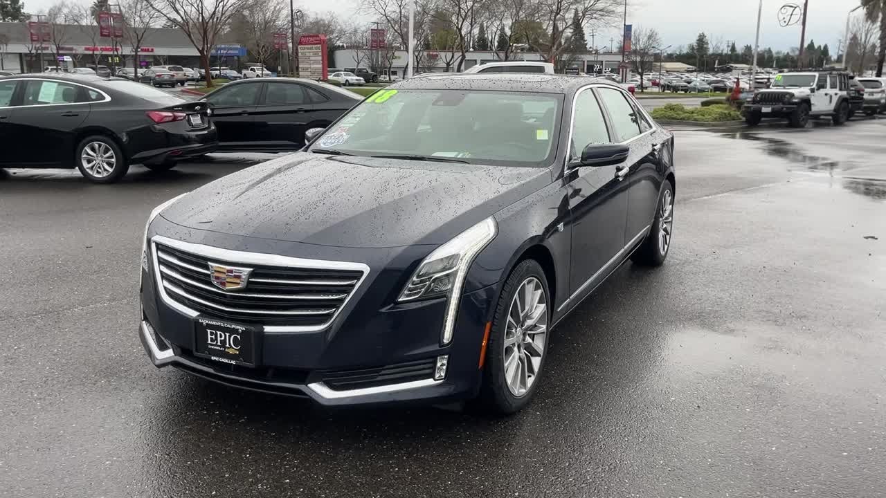2018 Cadillac CT6 3.6L Luxury Sacramento, Rosemont, Rio Linda, Elk Grove, Lemon Hill CA