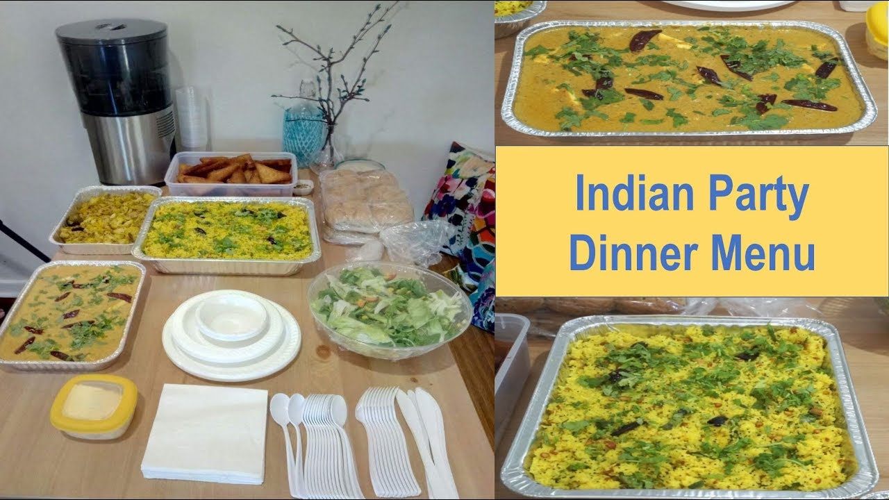 Indian Dinner Menu for Guests | How to cook for Indian Party | Indian Party Dinner Menu Ideas