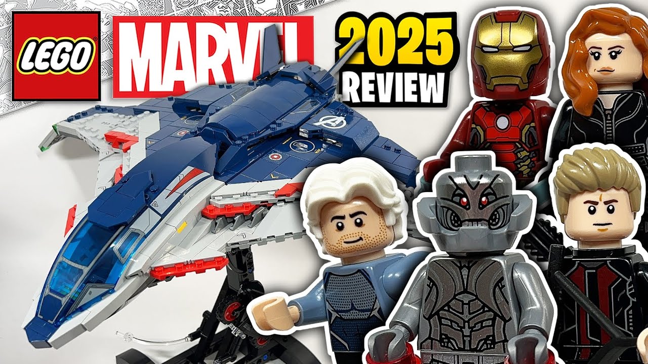 LEGO Marvel Avengers: Age of Ultron Quinjet (76325) - 2025 Set Review