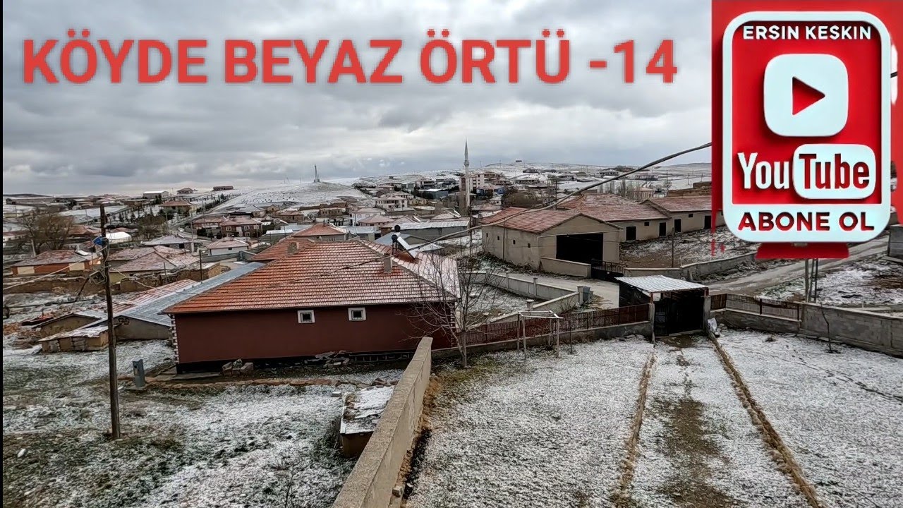 SOĞUK KIŞ GÜNLERİNDE KÖY HAYATI