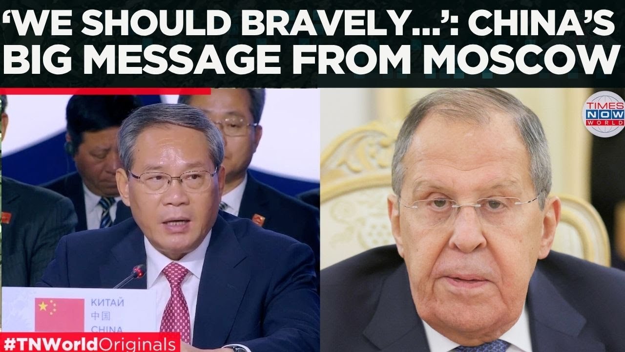 CHINA's BIG MESSAGE TO WEST: Li Qiang Warns Western Dictatorship From Moscow | World News