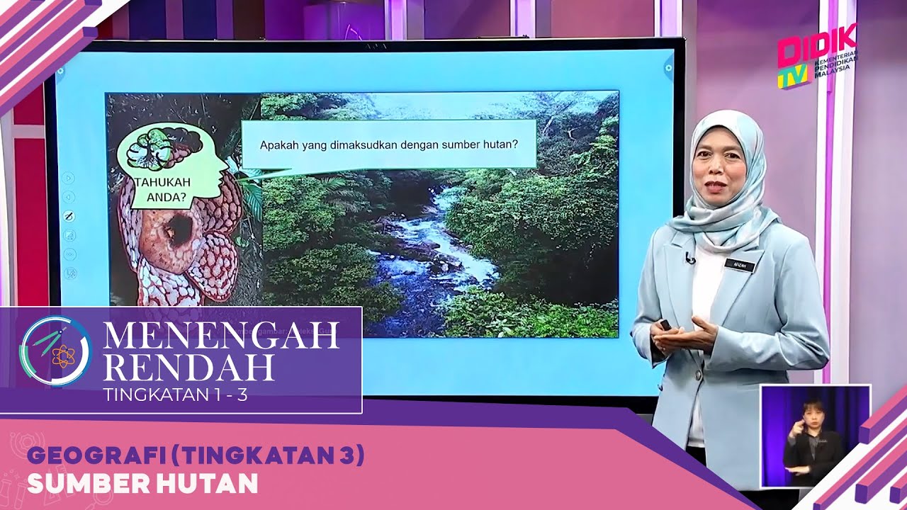 Menengah Rendah (2022) | Geografi (Tingkatan 3): Sumber Hutan