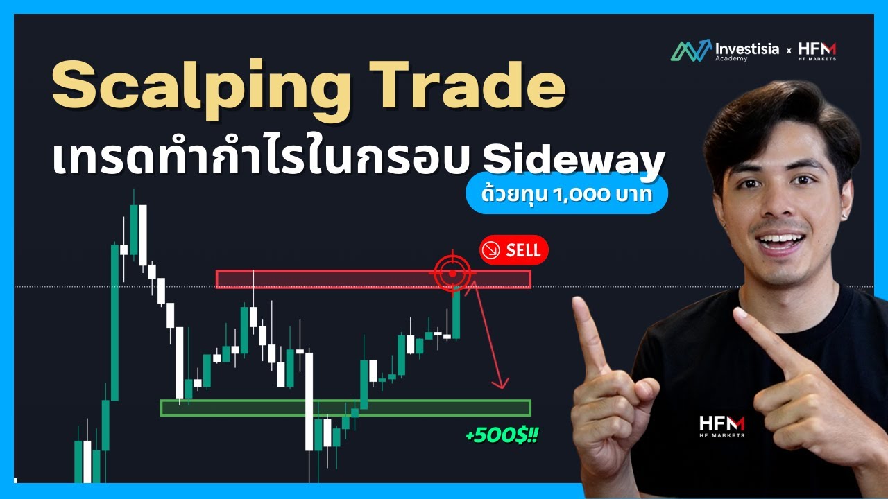 Scalping เทคนิคใช้ 2 เส้นง่ายๆมีอยุ่จริง และทำกำไรได้จริงๆด้วยทุน 1,000 บาท