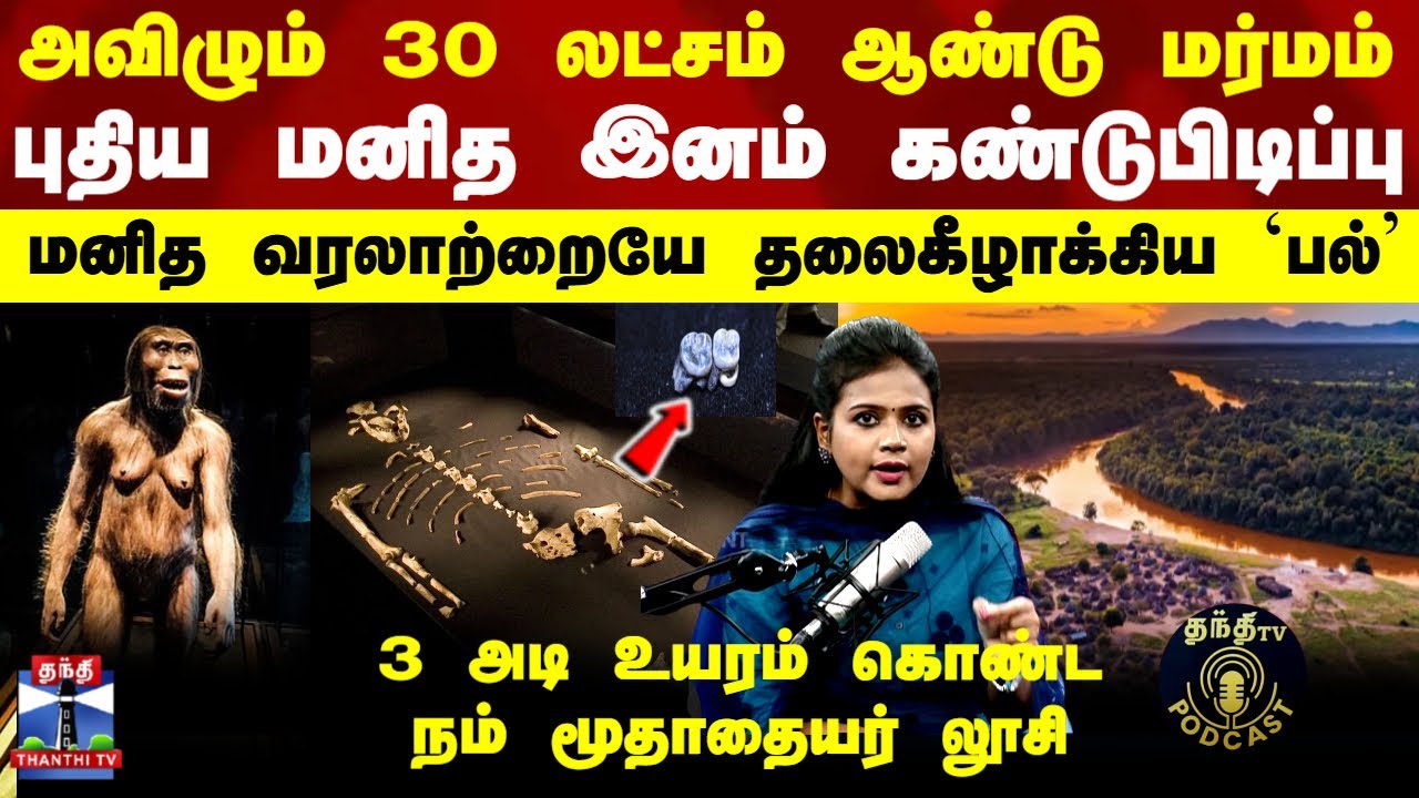 Podcast | Human history | அவிழும் 30 லட்சம் ஆண்டு மர்மம்... புதிய மனித இனம் கண்டுபிடிப்பு