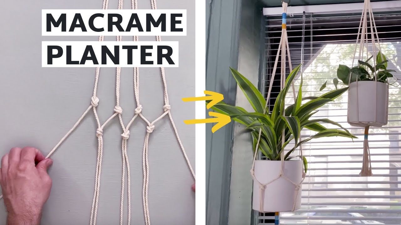 Macrame Plant Hanger DIY