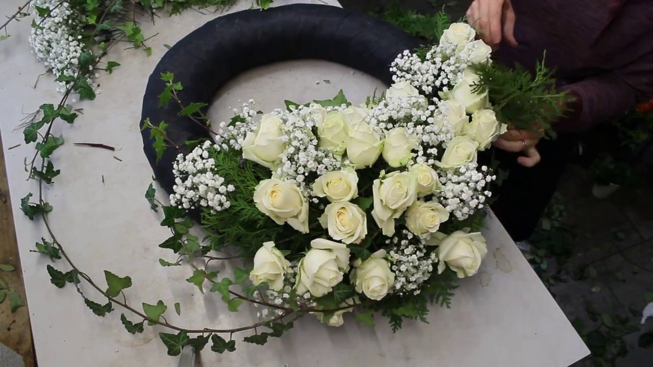 Making of: Rosen Kranz weiss  (Zeitraffer)