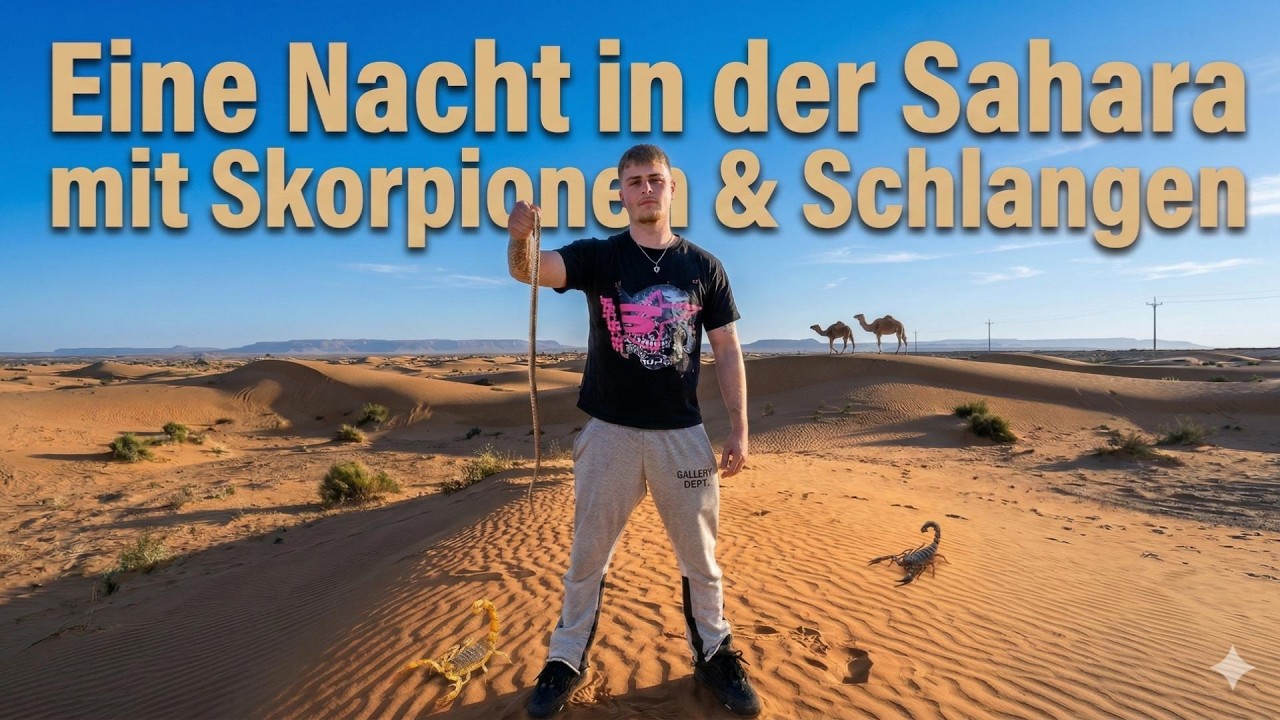 SCHLANGEN & SKORPIONEN fangen in der SAHARA von Tunesien 🇹🇳🏜️