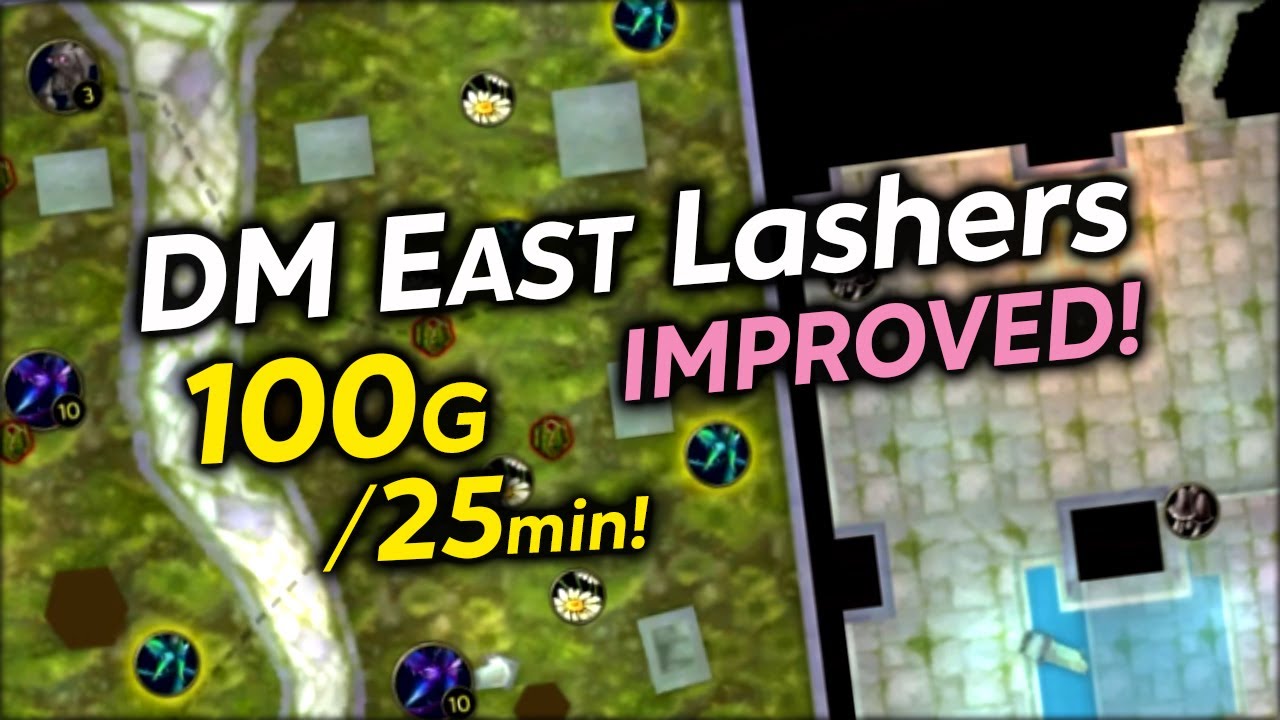 IMPROVED Lasher Farm 100 gold in 25 min - DM East - Classic WoW