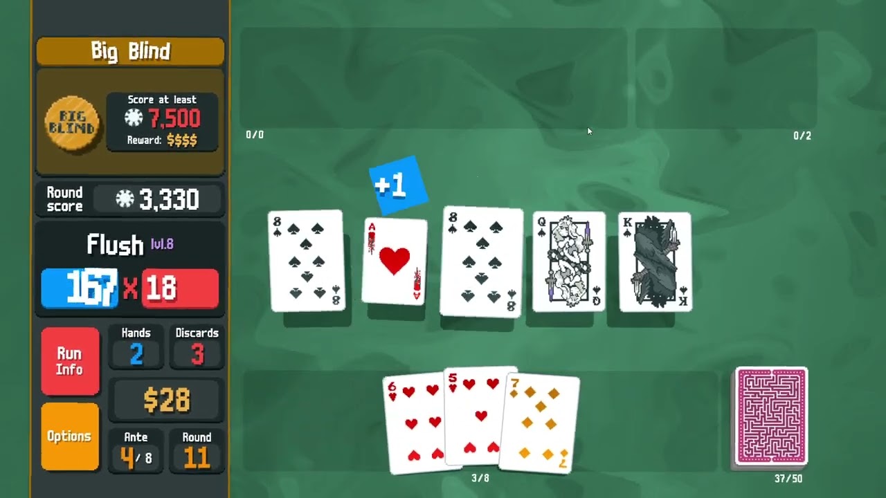 Jokerless Flush Build (Rule Breaker Achievement) Balatro