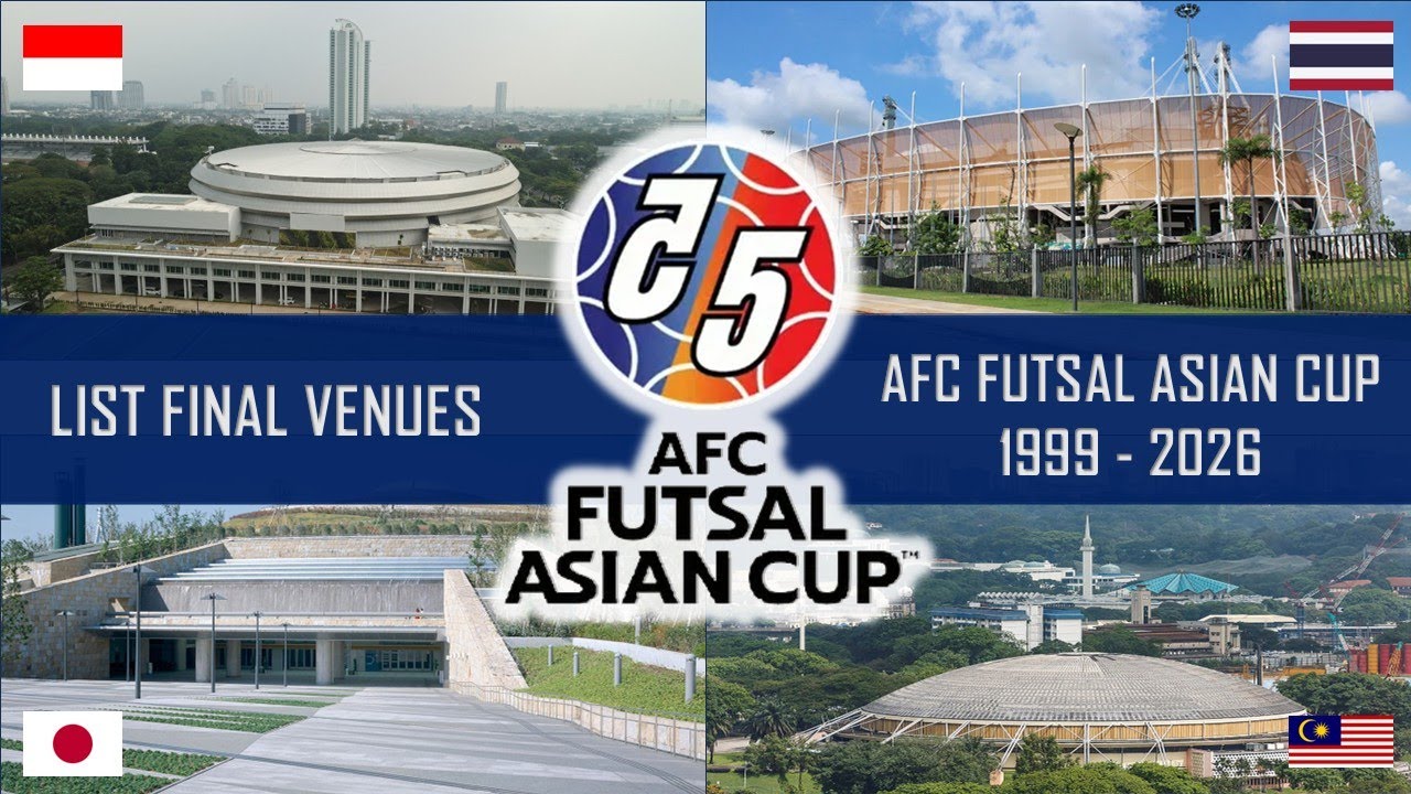 Every AFC Futsal Asian Cup Final Venue From 1999 to 2026