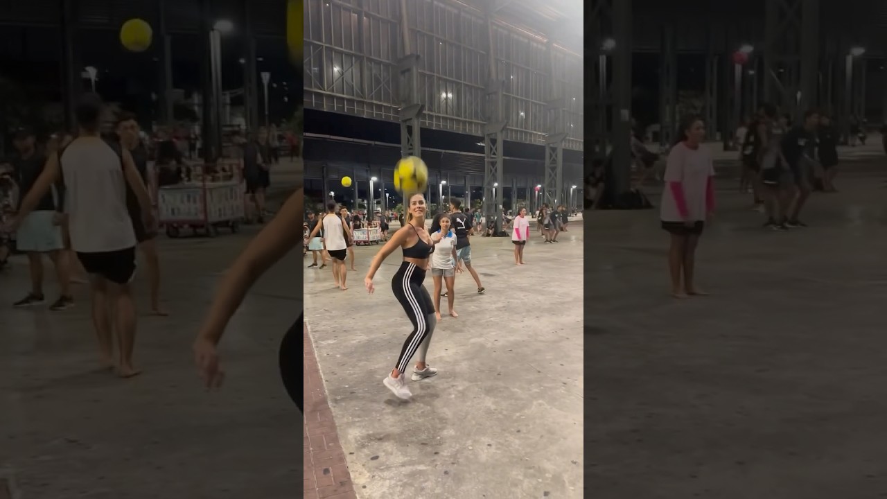 BRAZIL GIRLS JUGGLING BALL 💥 #shorts